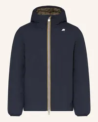 K-Way Daunenjacke zum Wenden Blau