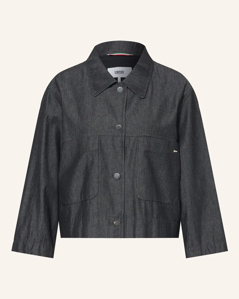 cinque Kastenjacke Ciledo blau Dunkelgrau