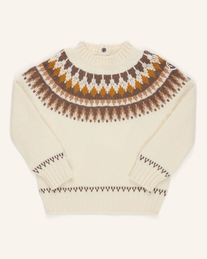 Moncler Pullover weiss Ecru