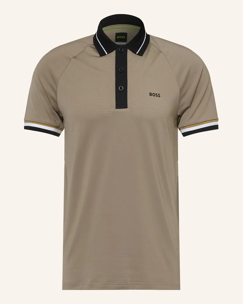 HUGO BOSS Funktions-Poloshirt Toc Court Slim Fit beige Beige