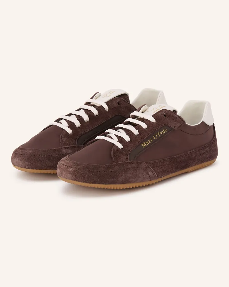 Marc O'Polo Sneaker braun Weiss