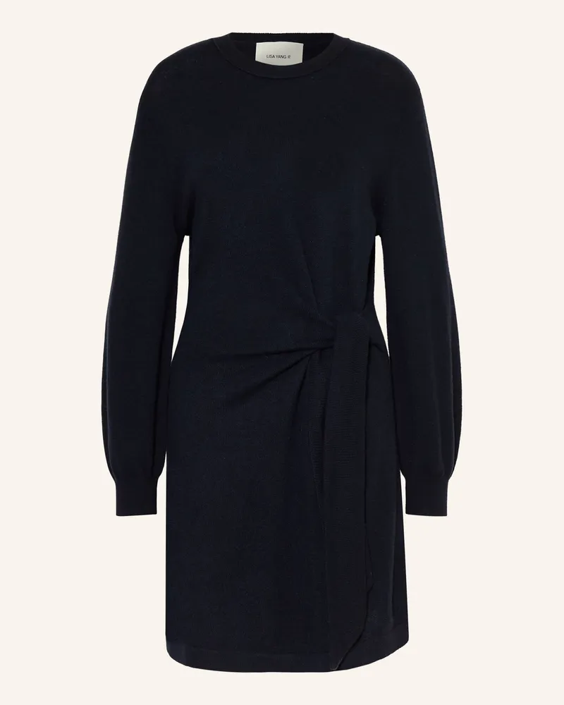 Lisa Yang Strickkleid Abrielle Aus Cashmere blau Dunkelblau