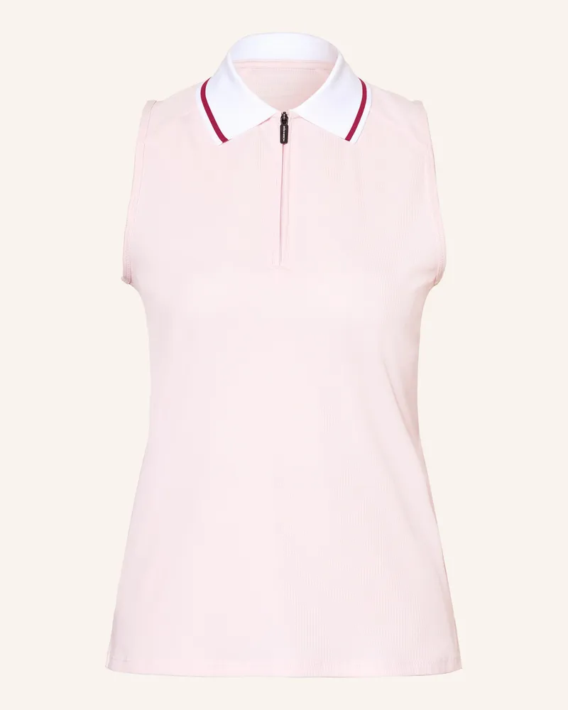 Röhnisch Jersey-Poloshirt Hellrosa