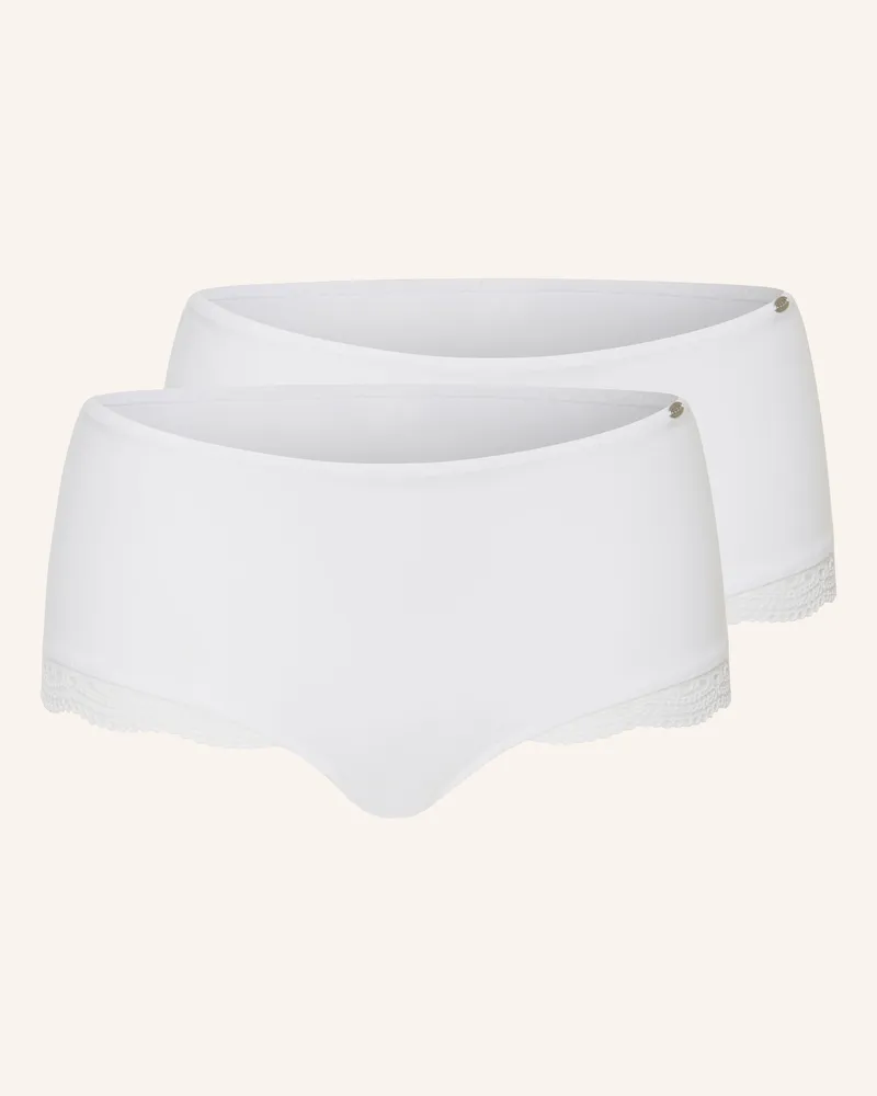 Skiny 2er-Pack Panties Classicotton weiss Weiss