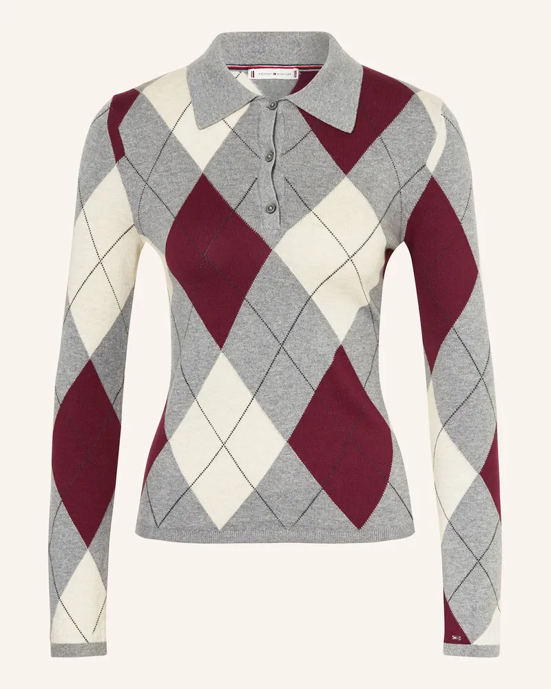 Tommy Hilfiger Strick-Poloshirt Creme