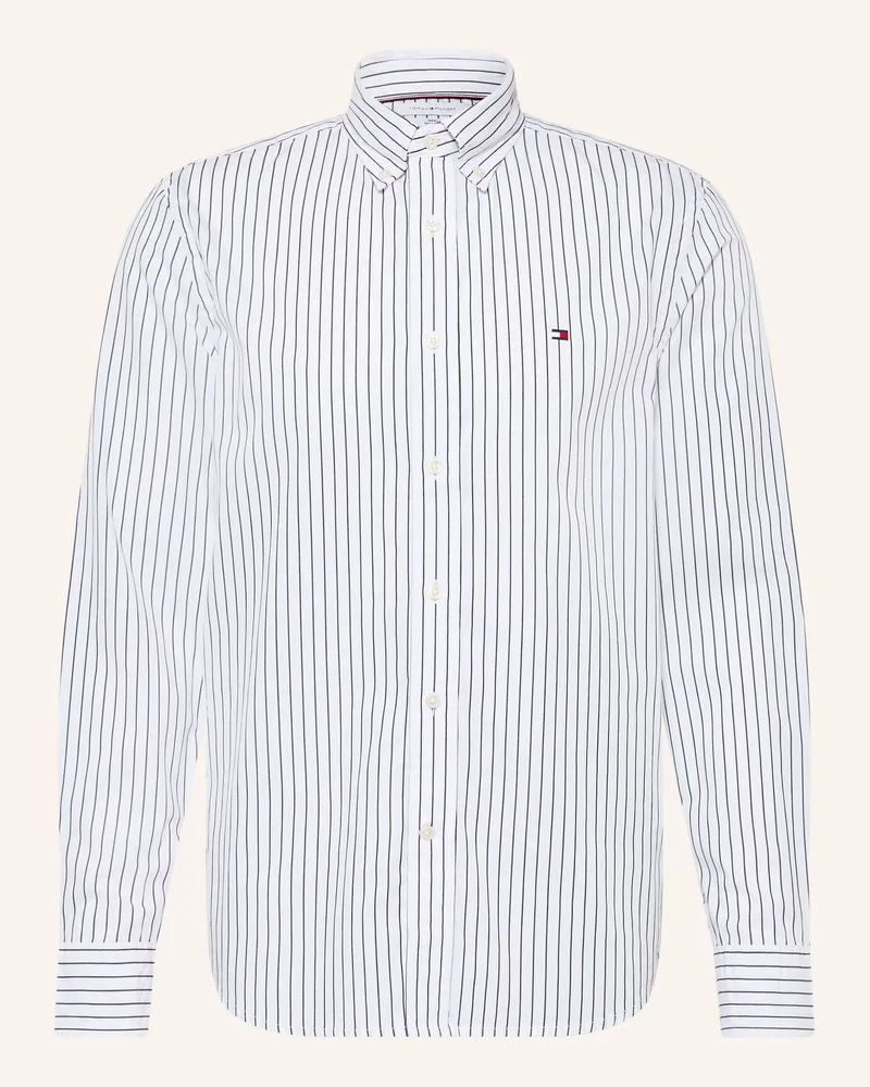 Tommy Hilfiger Hemd Comfort Fit blau Weiss