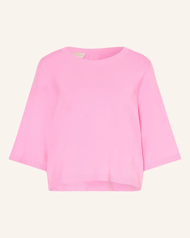Milano Italy Pullover Mit 3/4-Arm pink Pink