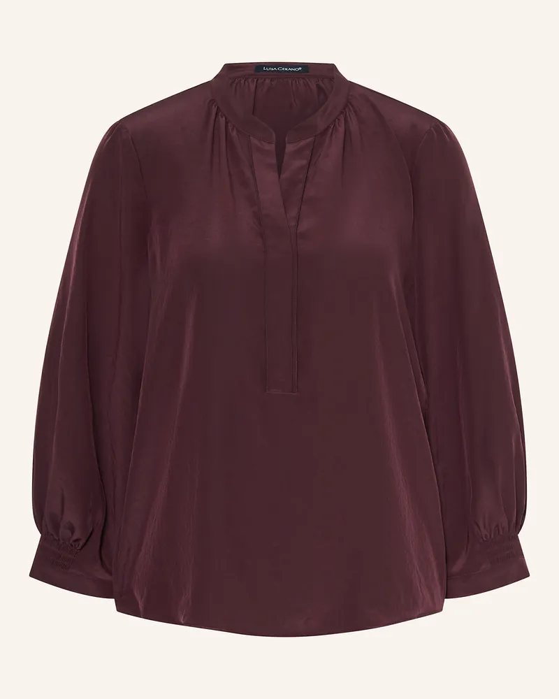 Luisa Cerano Blusenshirt Dunkelrot