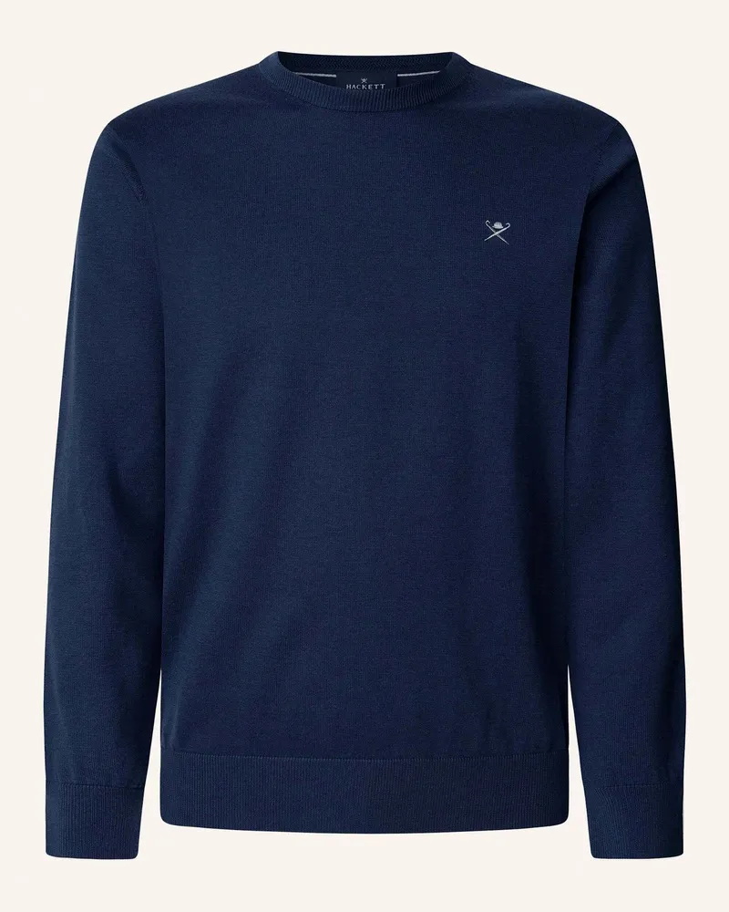 Hackett Pullover COTTON SILK CREW Dunkelblau