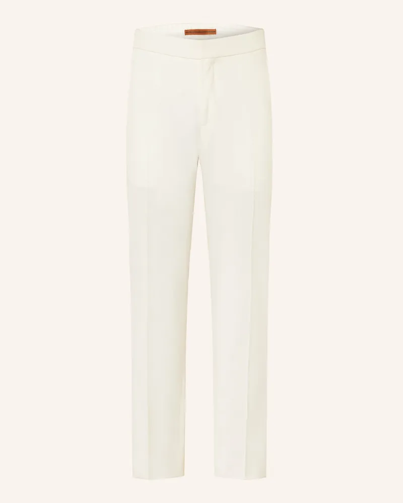 Ermenegildo Zegna Chino Oasi Regular Fit weiss Weiss