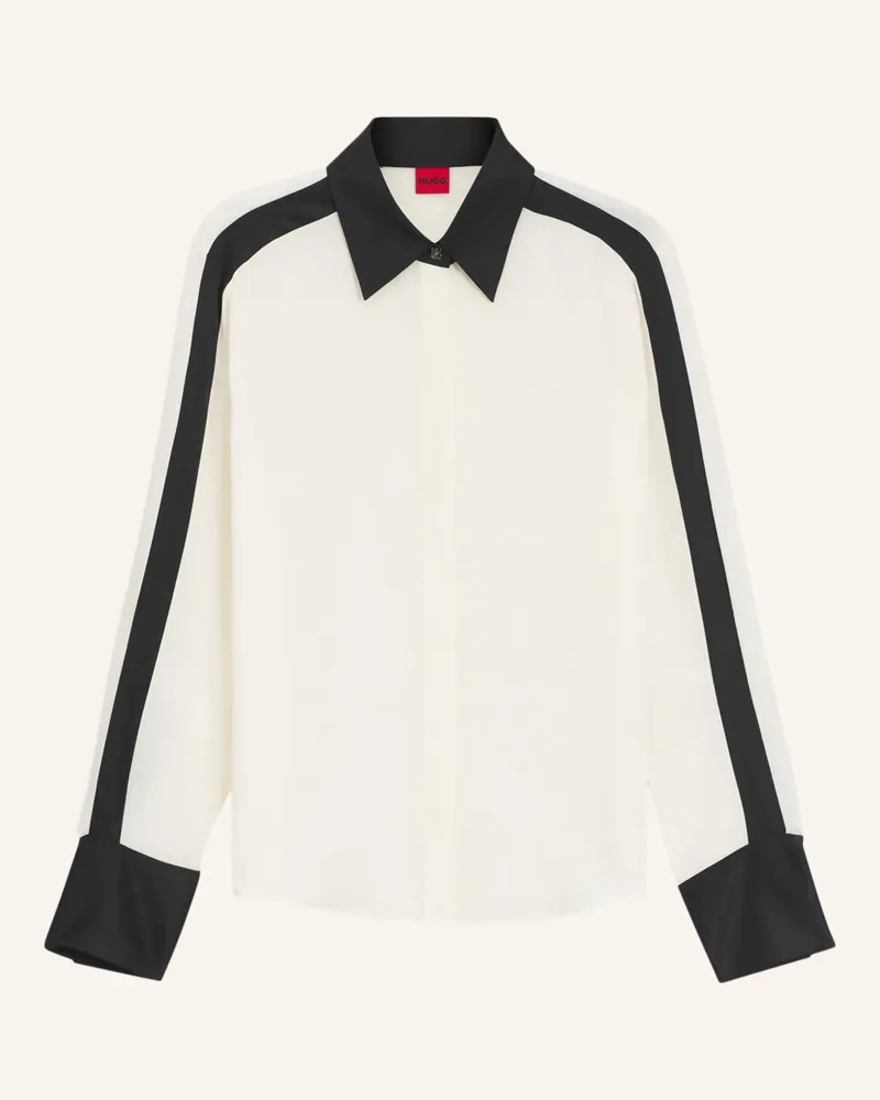 HUGO BOSS Business Bluse ETIENNE Regular Fit Weiss