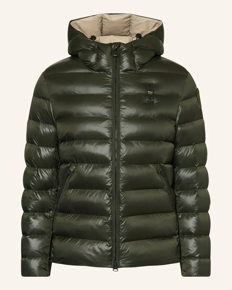 Blauer Steppjacke ADAMS mit DUPONT™ SORONA®-Isolierung Dunkelgrün