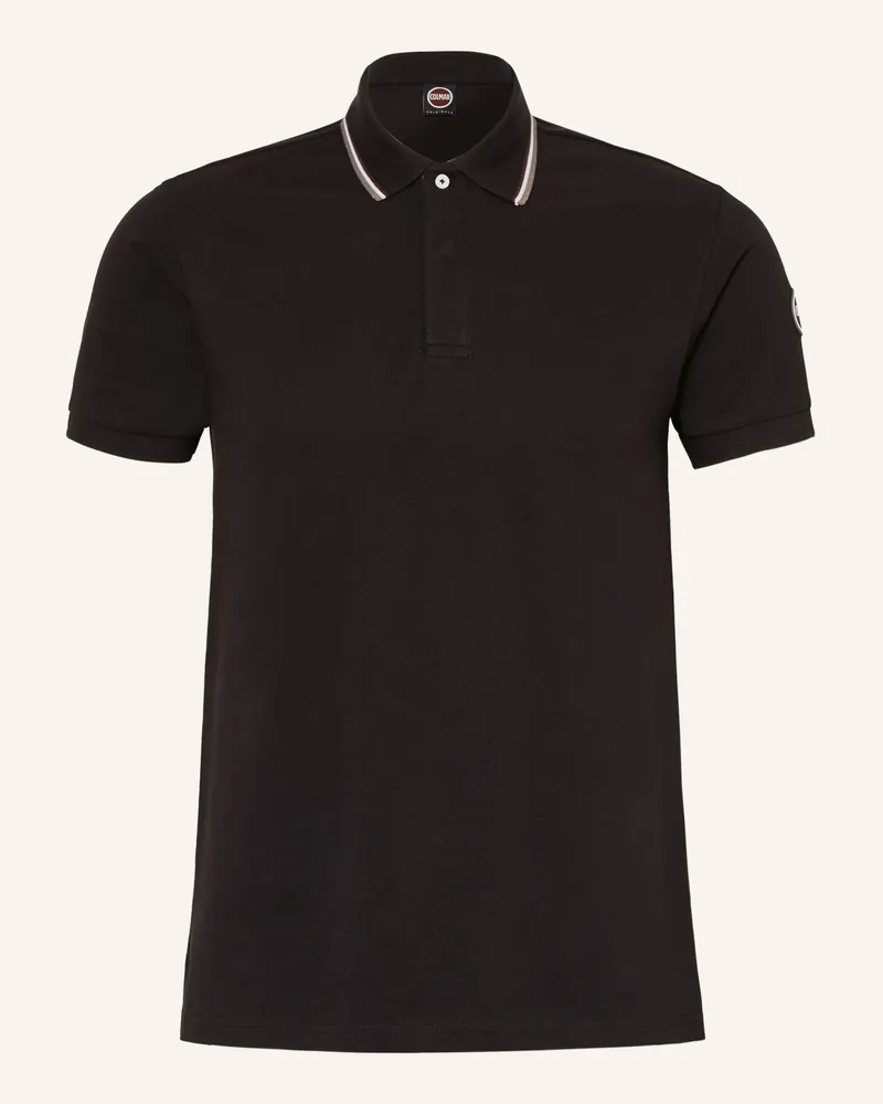 Colmar Piqué-Poloshirt schwarz Schwarz