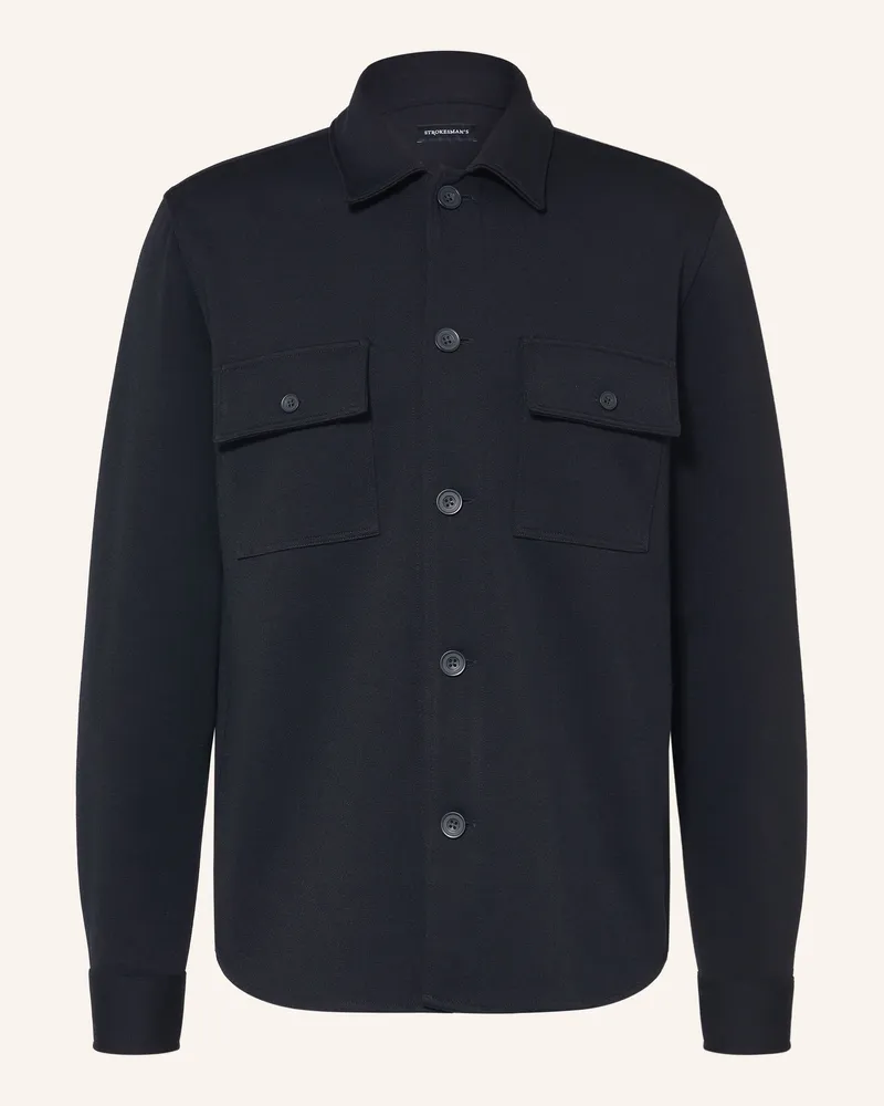 Strokesman's Overshirt blau Dunkelblau