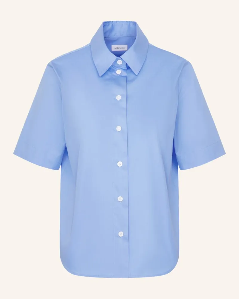 Seidensticker Hemdbluse blau Blau