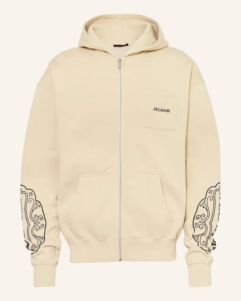 PEGADOR Oversized-Sweatjacke Fenror beige Beige