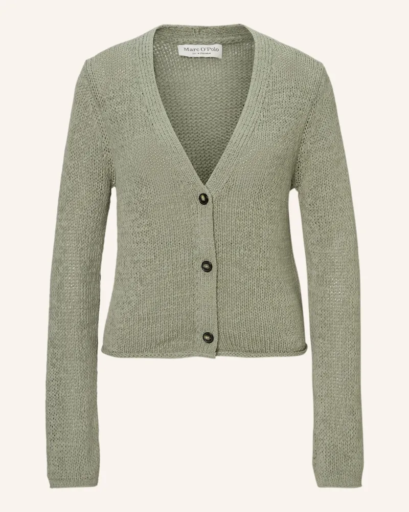 Marc O'Polo Cardigan grau Hellgrün