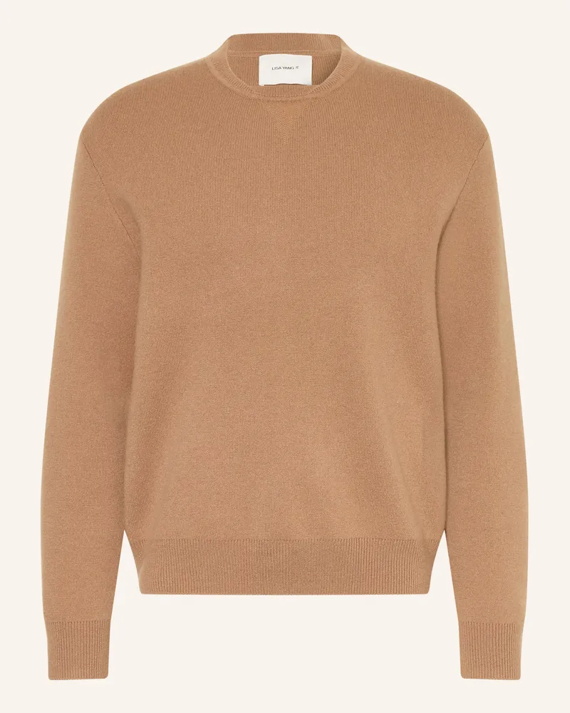 Lisa Yang Cashmere-Pullover EDMOND Cognac