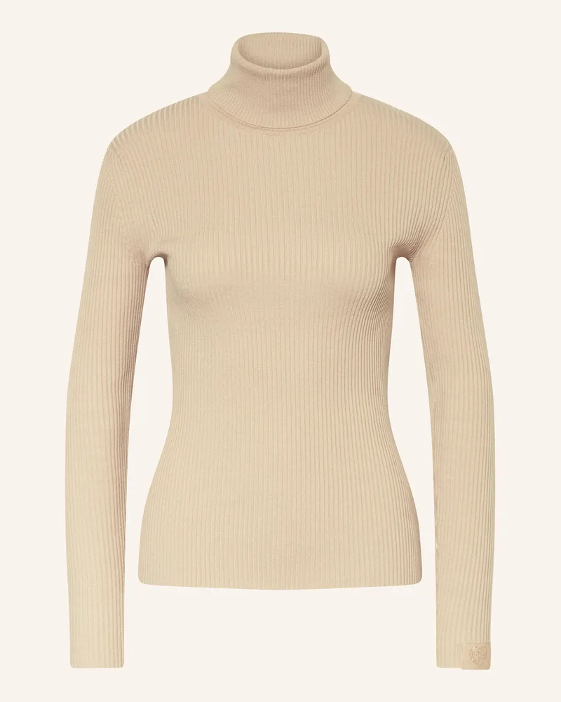 MARC AUREL Rollkragenpullover Beige