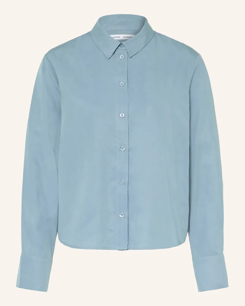 Samsøe & Samsøe Hemdbluse Samina blau Hellblau