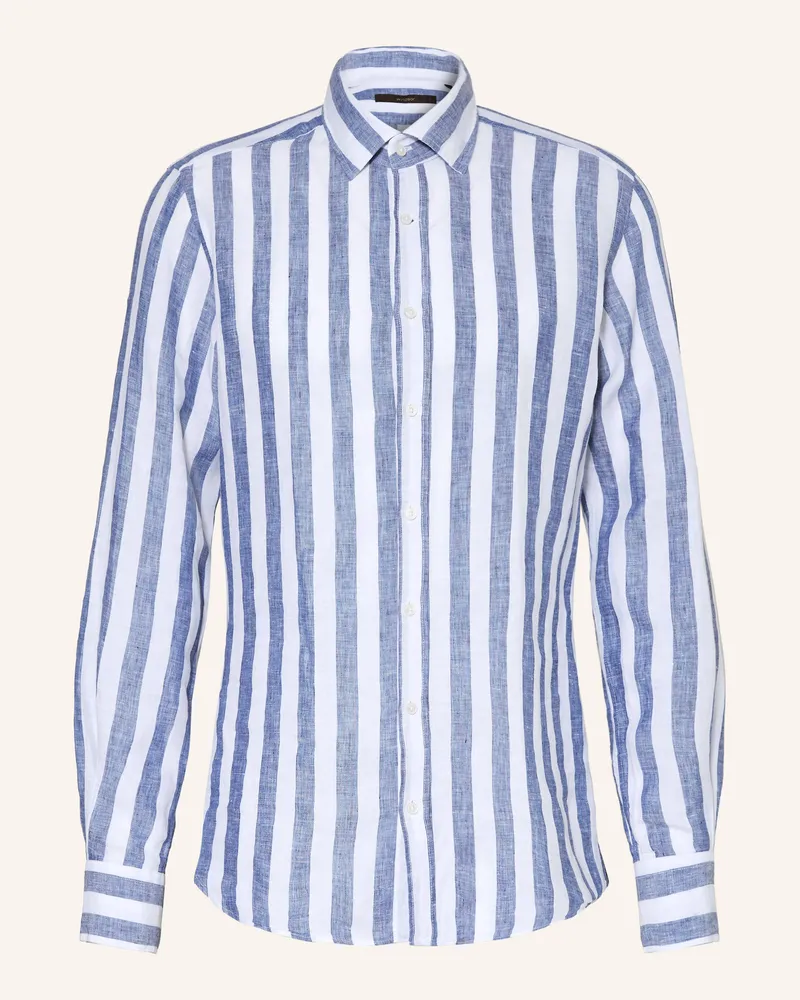 windsor. Leinenhemd Slim Fit Dunkelblau