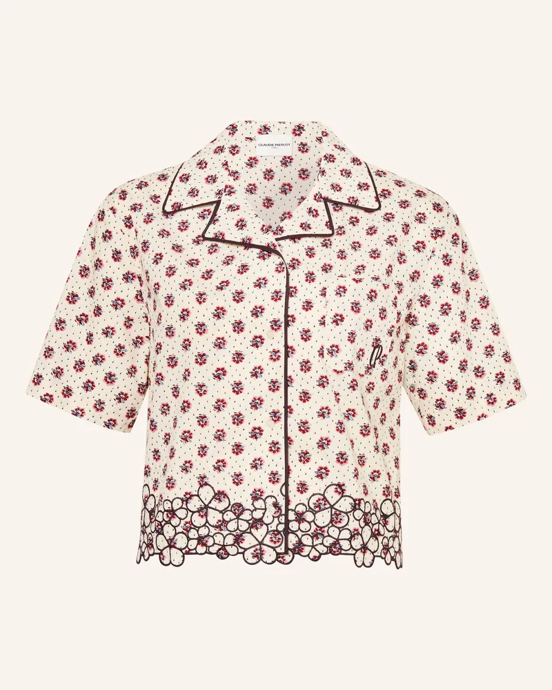 Claudie Pierlot Bluse beige Creme