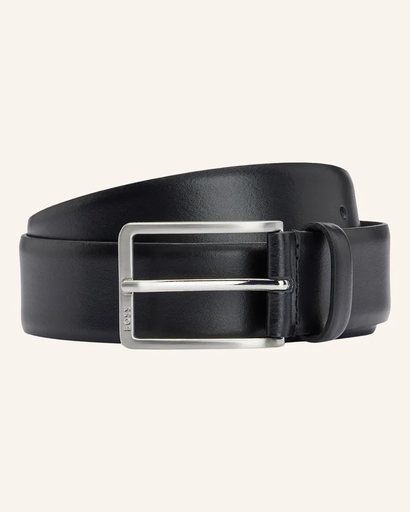 HUGO BOSS Business Gürtel Erman-L_Sz35 schwarz Schwarz