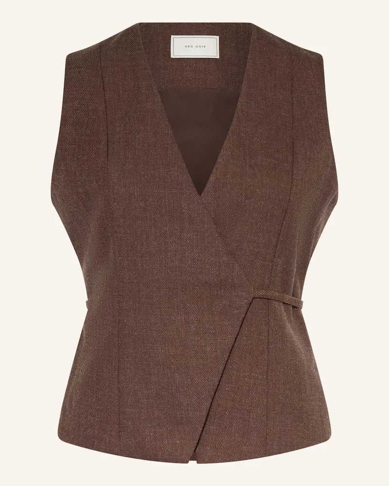 Neo Noir Weste Samara braun Dunkelbraun