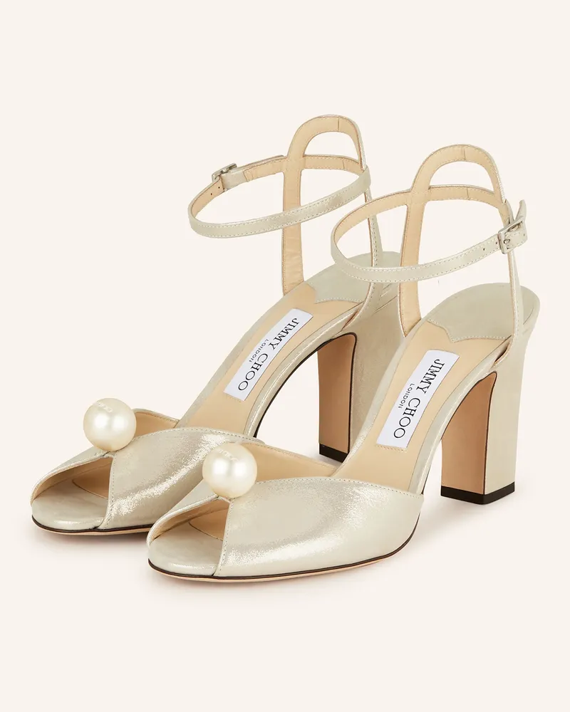 Jimmy Choo Sandaletten SACARIA 85 Gold