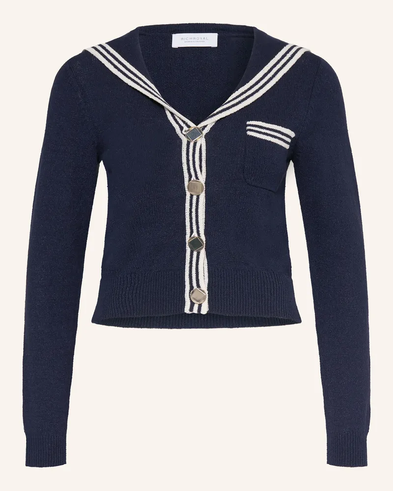 Rich&Royal Strickjacke blau Dunkelblau
