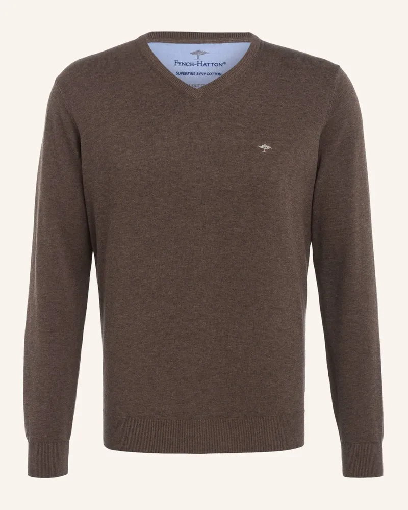 Fynch-Hatton Pullover braun Taupe