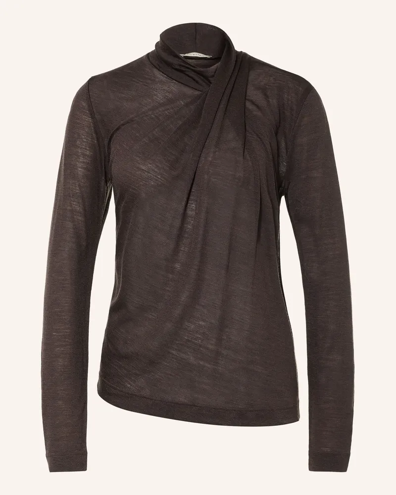 lilienfels Longsleeve braun Dunkelbraun