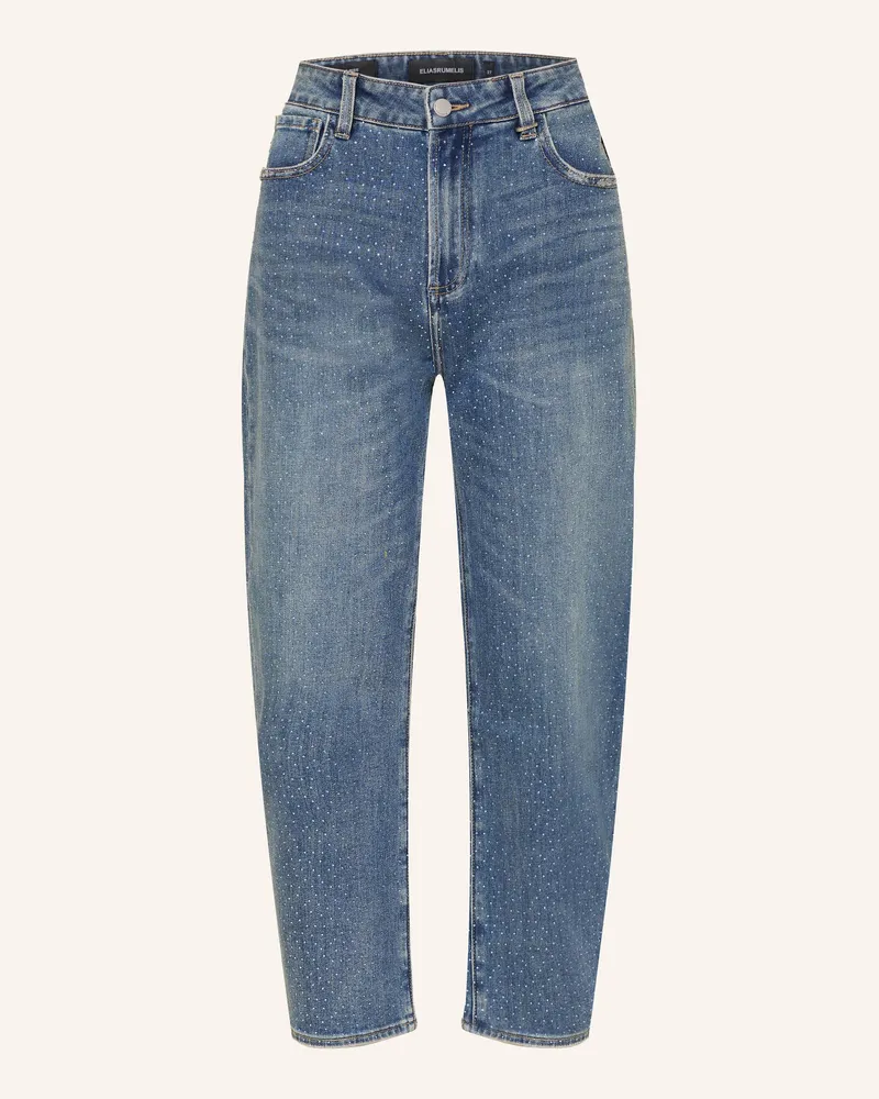 Elias Rumelis Barrel Jeans Yoana Sparkle Mit Schmucksteinen blau 1168