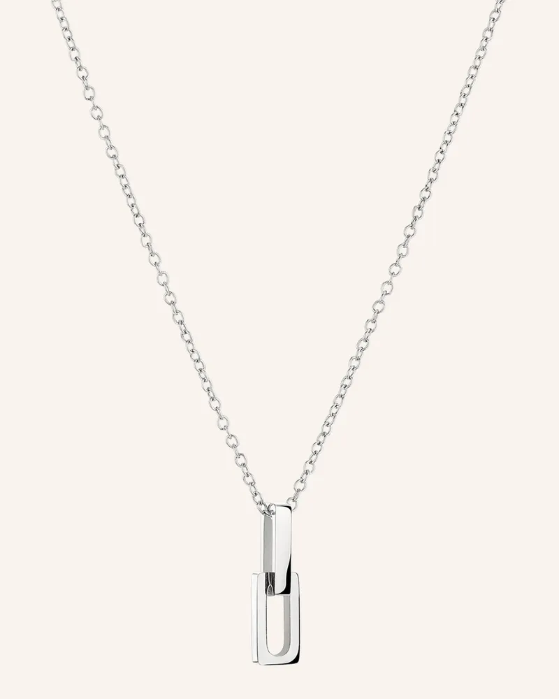 Liebeskind Halskette  Aus  Edelstahl silber Silber