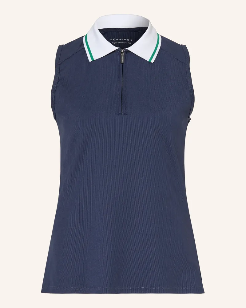 Röhnisch Jersey-Poloshirt Dunkelblau