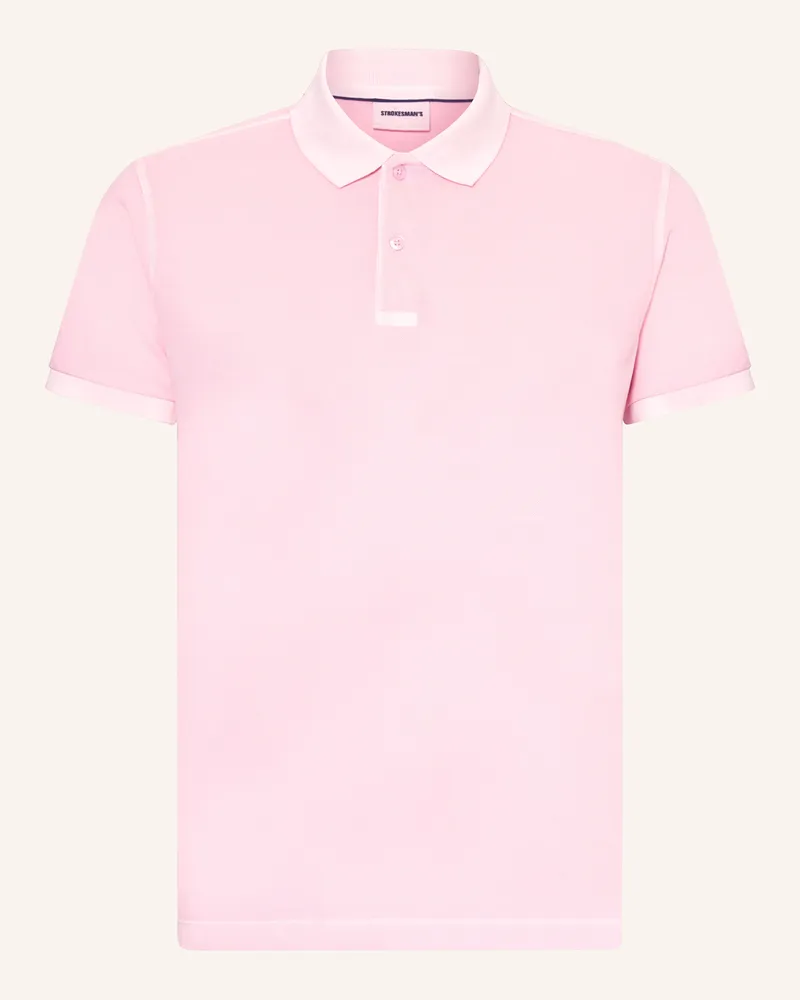 Strokesman's Strokesman Piqué-Poloshirt rosa Hellrosa