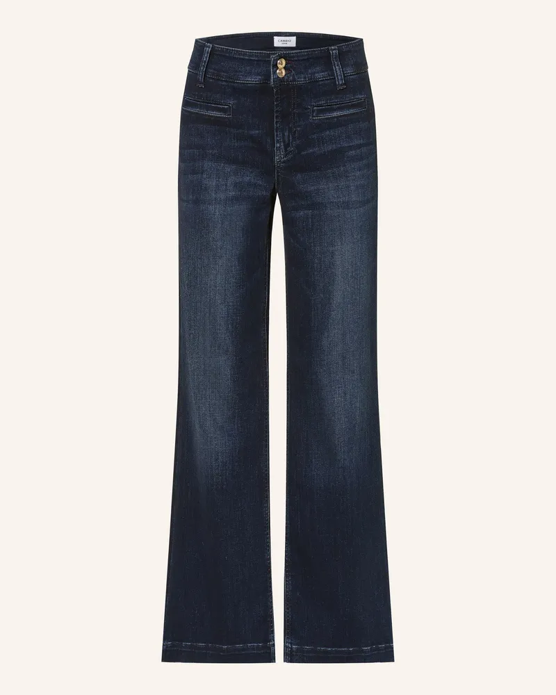 Cambio Flared Jeans Tessa Mit Nieten blau 5060