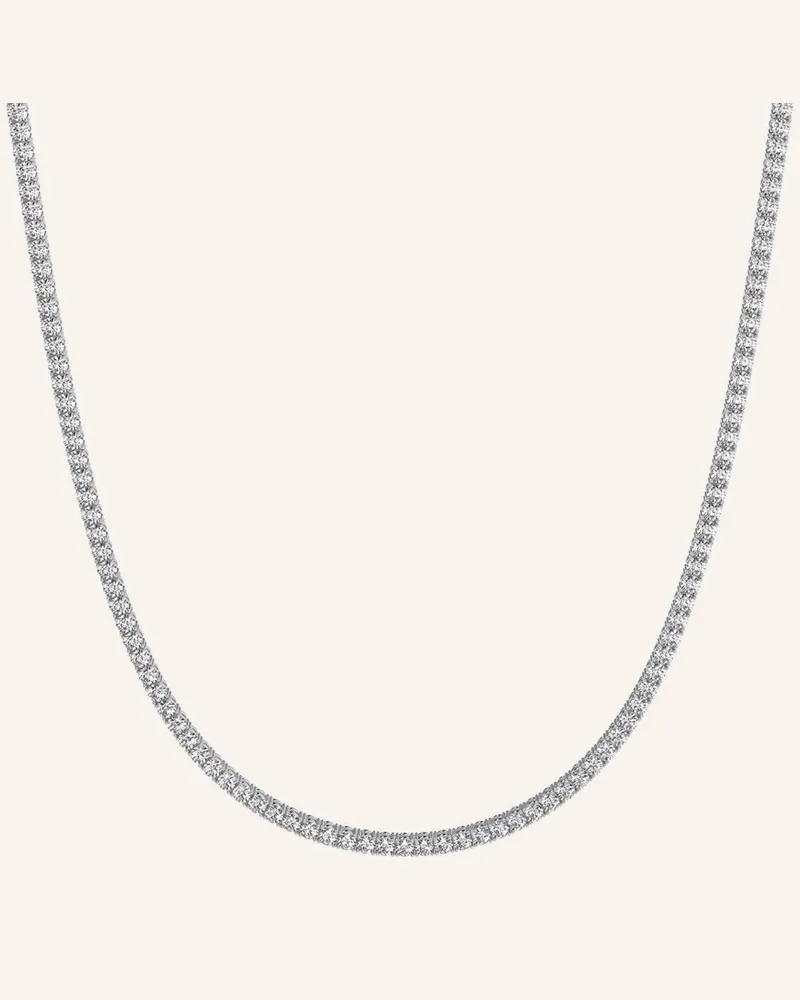 VEYNOU Halskette TENNIS aus 18 Karat Weißgold und 12ct. Diamanten Weissgold