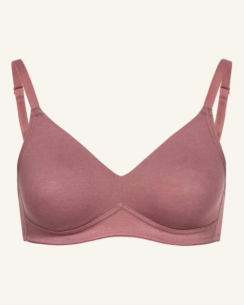 Ehrlich Textil Amela Bügelloser Multifunktions-Träger Bh Große Cups Starker Halt Aus Bio-Baumwolle - Verstellbare Träger lila Rosa