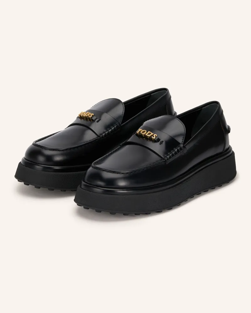 TOD'S Loafer schwarz Schwarz