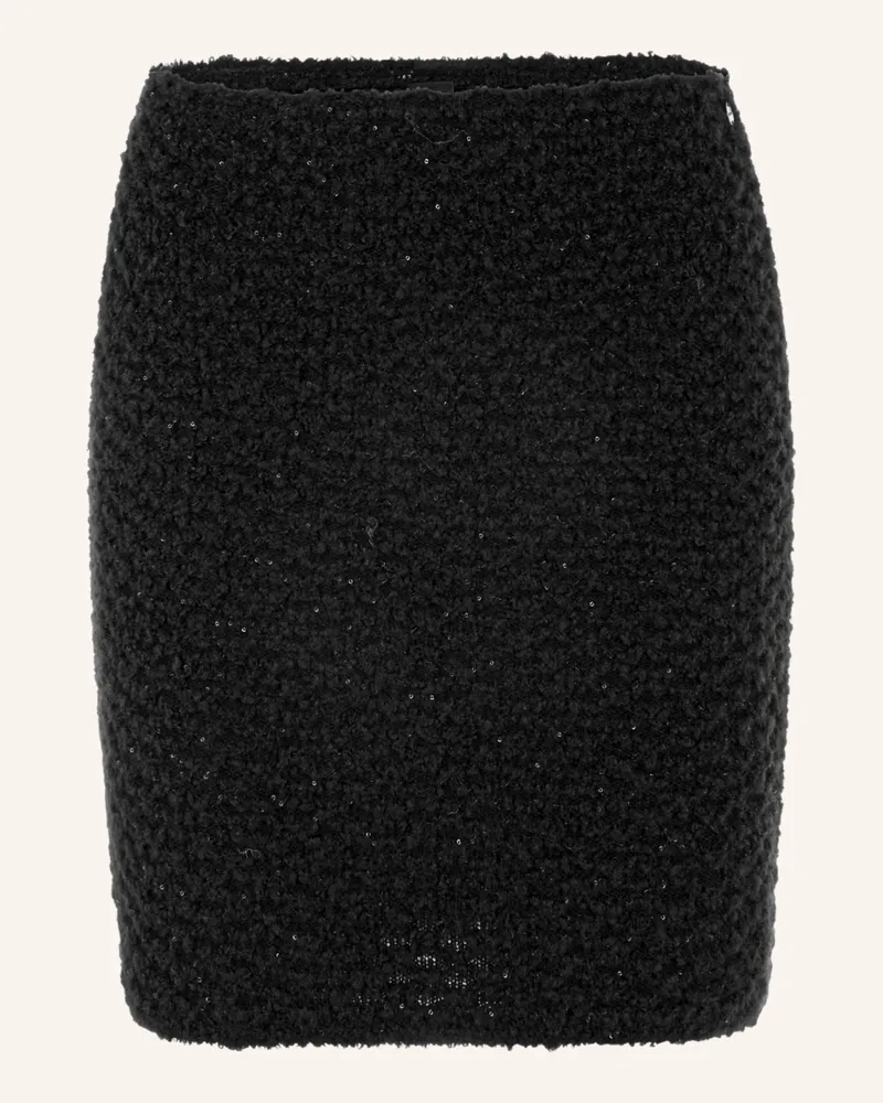 Marc Cain Rock mit Pailletten Schwarz