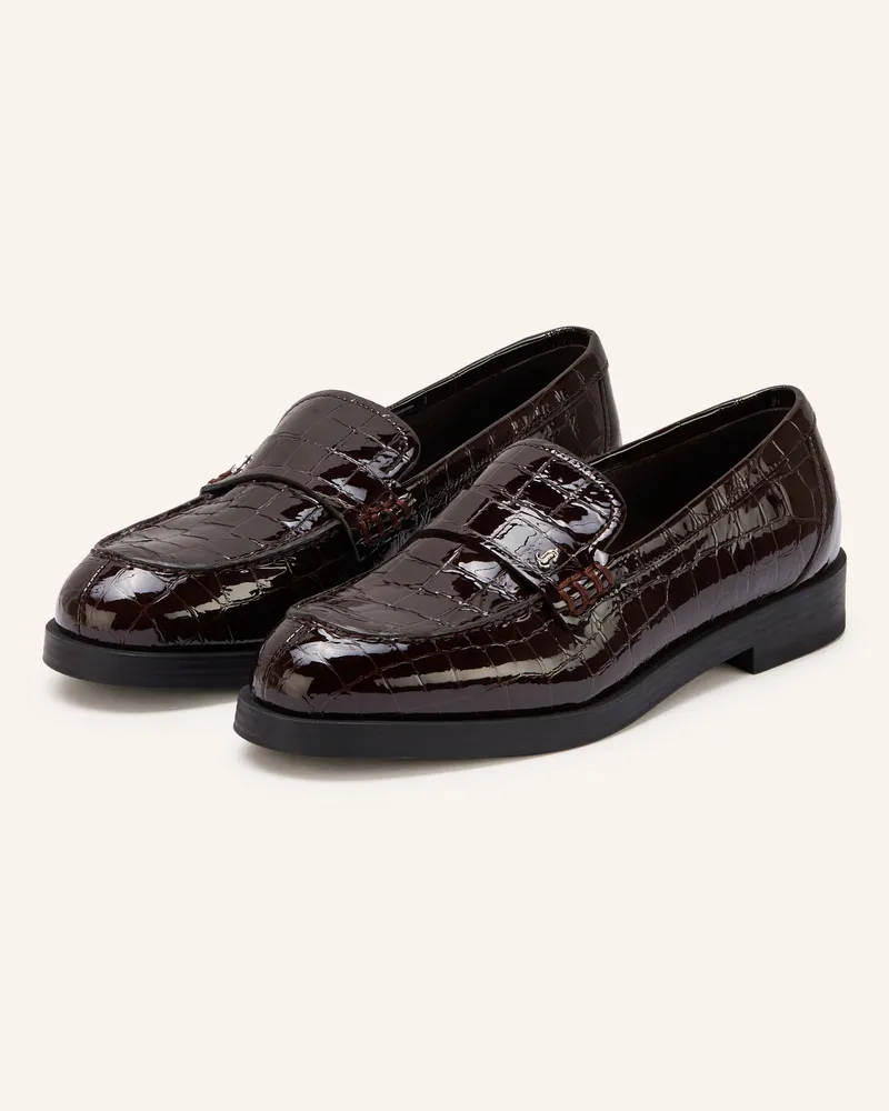 Jimmy Choo Penny-Loafer Ivy braun Dunkelbraun