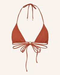 watercult Triangel-Bikini-Top THE ESSENTIALS Braun