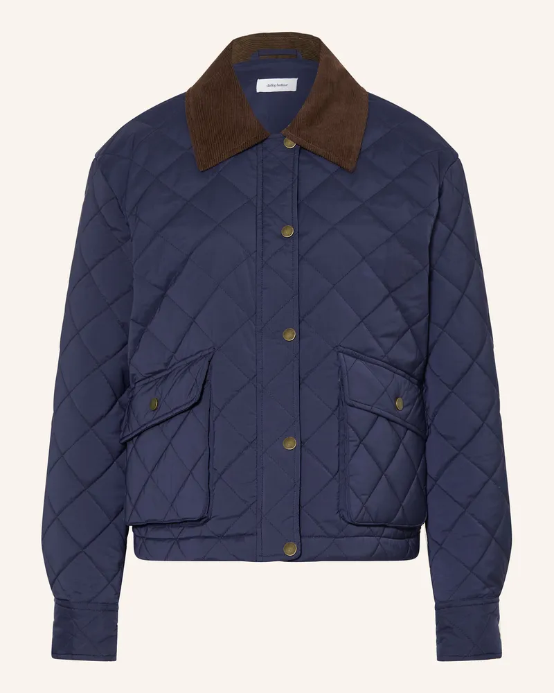 Darling Harbour Steppjacke blau Dunkelblau