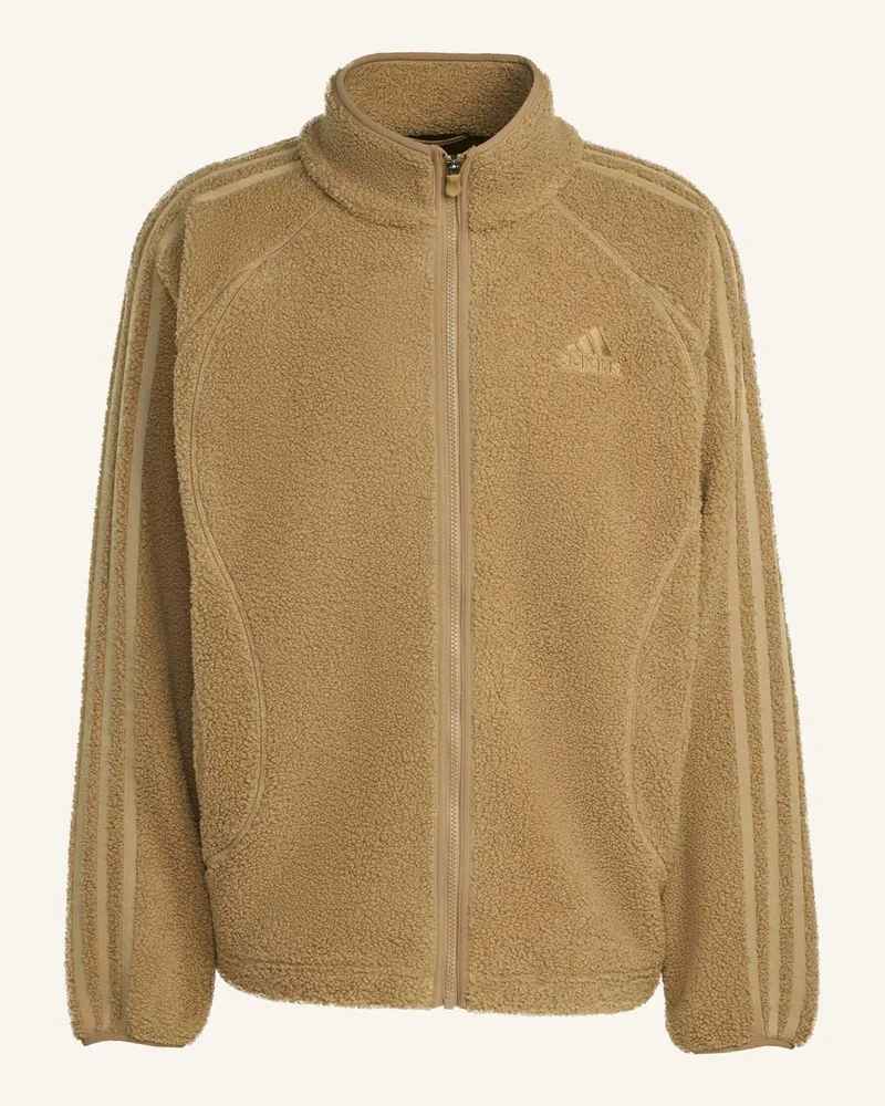 adidas BORG FLEECE TEAMGEIST TRACKTOP Braun