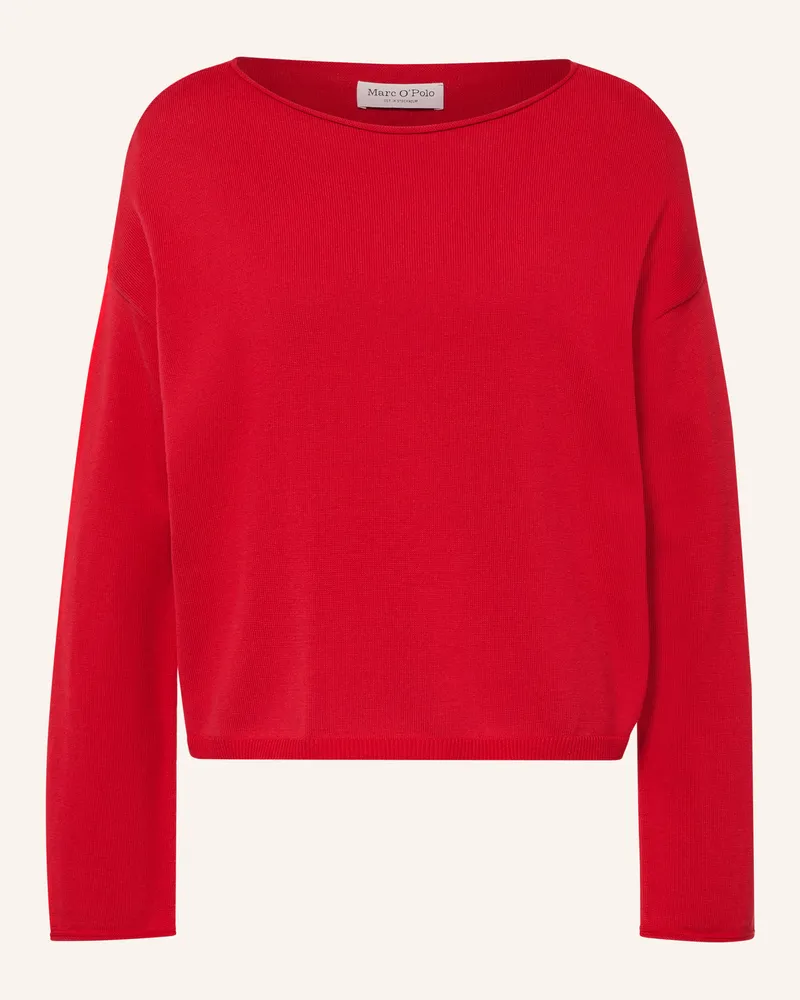 Marc O'Polo Pullover rot Rot