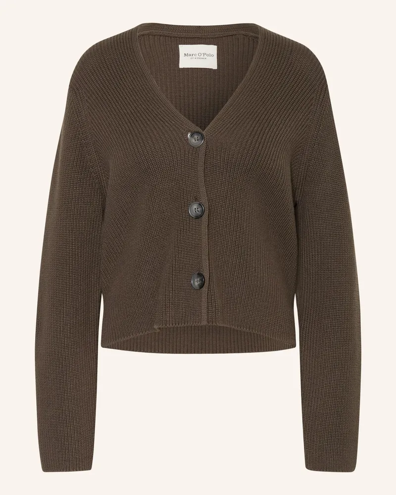 Marc O'Polo Strickjacke gruen Khaki