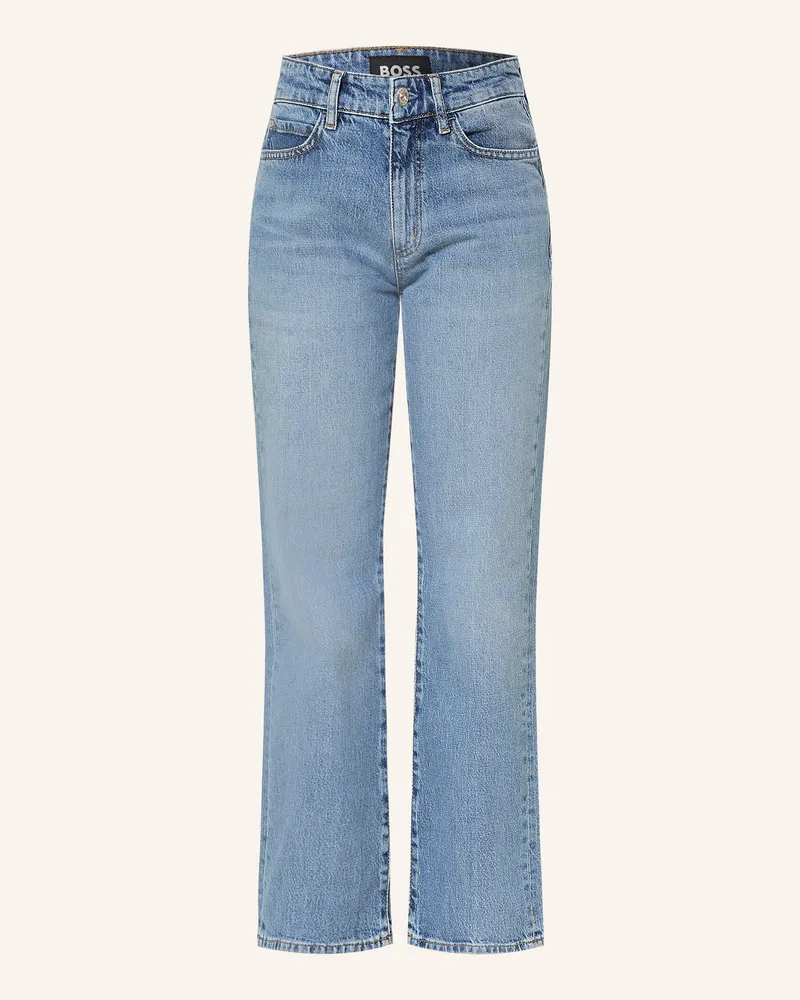 HUGO BOSS Bootcut Jeans Parkway-Str blau 424