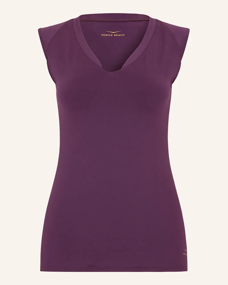 Venice Beach T-Shirt ELEAM Dunkellila