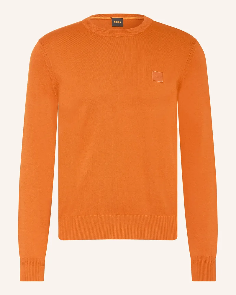 HUGO BOSS Pullover KANOVANO Dunkelorange